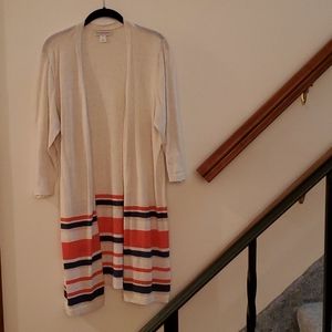 Long Open Cardigan